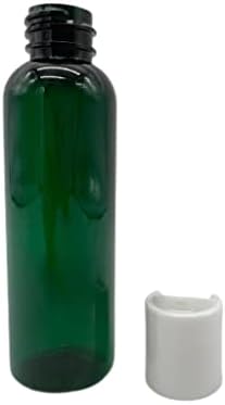 2 גרם בקבוקי פלסטיק קוסמו ירוקים -12 אריזה לבקבוק ריק ניתן למילוי מחדש - BPA בחינם - שמנים אתרים - ארומתרפיה | לבן לחץ על